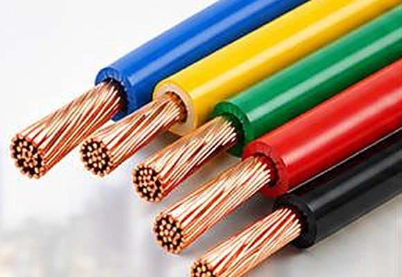 Elcab flexible copper wires in blue, yellow, green, red and black